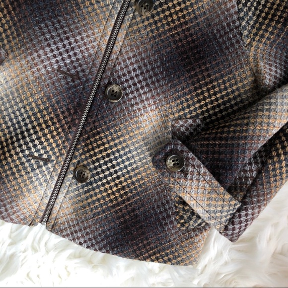 BCBG MAXAZRIA  Boxy Cropped Wool Jacket/Blazer - Picture 4 of 7